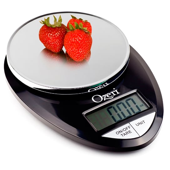 Ozeri Pro Digital Kitchen Food Scale Black 12 lbs Capacity Precision Tare Image 1