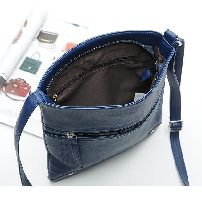Fashion Womens Leather Satchel Cross Body Shoulder Messenger Bag Handbag Image 8