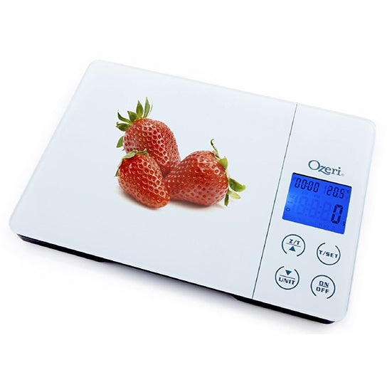 Ozeri Gourmet Digital Kitchen Scale with TimerAlarm and Temperature Display Image 2
