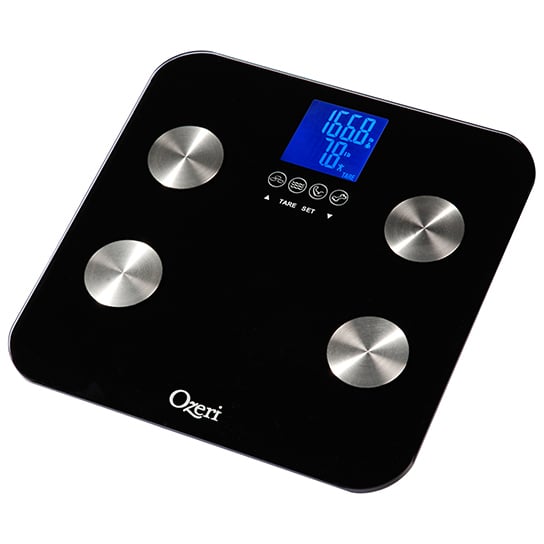Ozeri Touch 440 lbs Total Body Weight Scale (Body FatMuscleBoneWeight and Hydration)Auto Recognition Bath Scale with Image 4