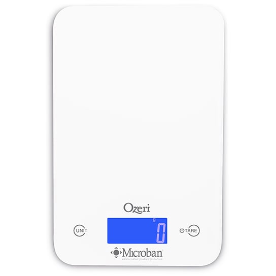 Ozeri Touch II 18 lbs Digital Kitchen Scalewith Microban Antimicrobial Product Protection Image 1