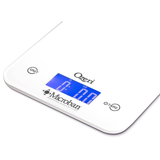 Ozeri Touch II 18 lbs Digital Kitchen Scale with Microban Antimicrobial Product Protection Image 4