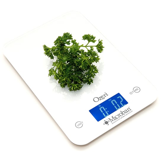 Ozeri Touch II 18 lbs Digital Kitchen Scale with Microban Antimicrobial Product Protection Image 4