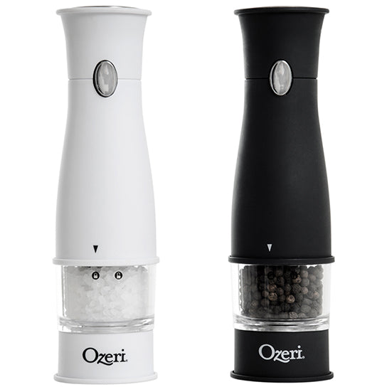 Ozeri Artesio Electric Salt and Pepper Grinder Set, BPA-Free Image 1