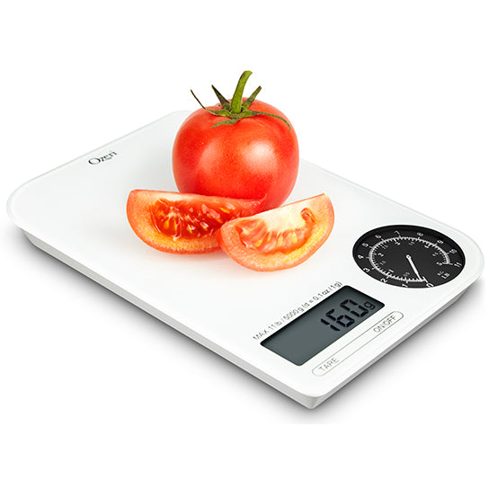 Ozeri Rev Digital Kitchen Scale with Electro-Mechanical Weight Dial Image 6