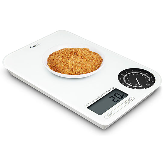 Ozeri Rev Digital Kitchen Scale with Electro-Mechanical Weight Dial Image 7
