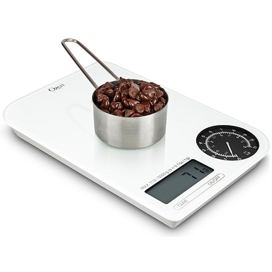 Ozeri Rev Digital Kitchen Scale with Electro-Mechanical Weight Dial Image 8