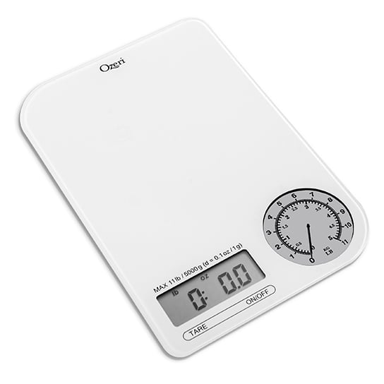 Ozeri Rev Digital Kitchen Scale with Electro-Mechanical Weight Dial Image 9
