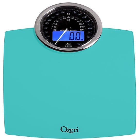 Ozeri Rev Digital Bathroom Scale with Electro-Mechanical Weight Dial Image 4