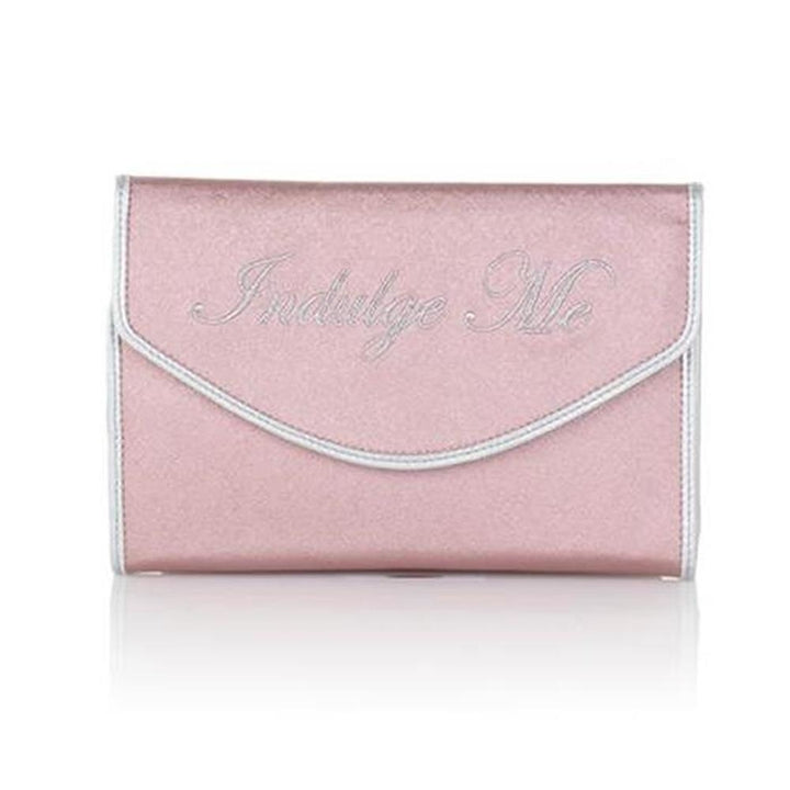 SNOB Essentials Disney Cinderella Artist Indulge Me Clutch Jewelry Bag Metallic Pink Handbag Purse Small Designer Womens Image 3
