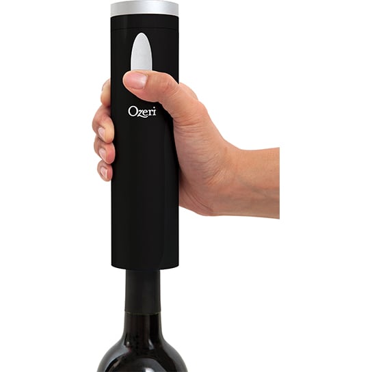 Ozeri Fascina Electric Wine Bottle Opener Corkscrew Cordless With Foil Cutter Image 7