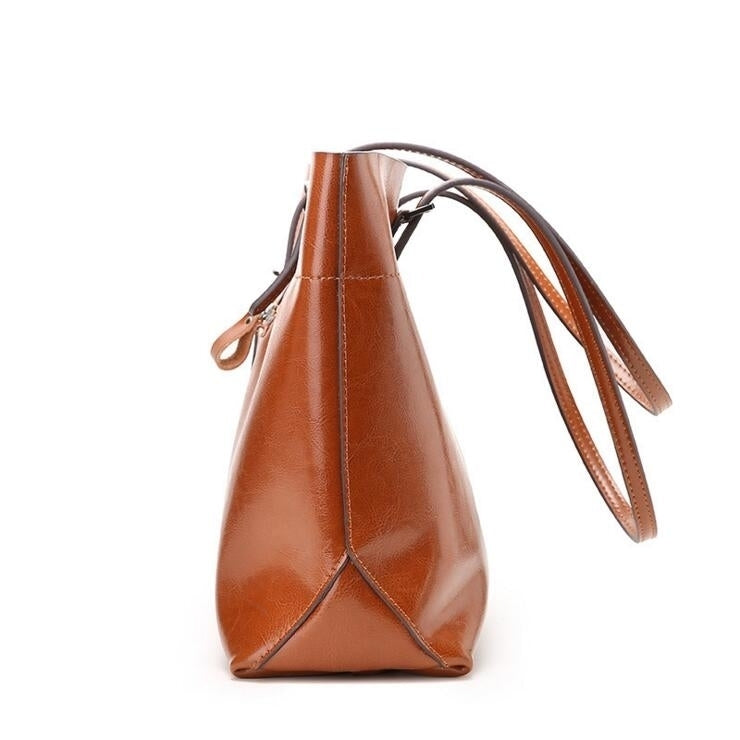 Womens Handbag Genuine Leather Tote Shoulder Bags Soft Hot Image 7