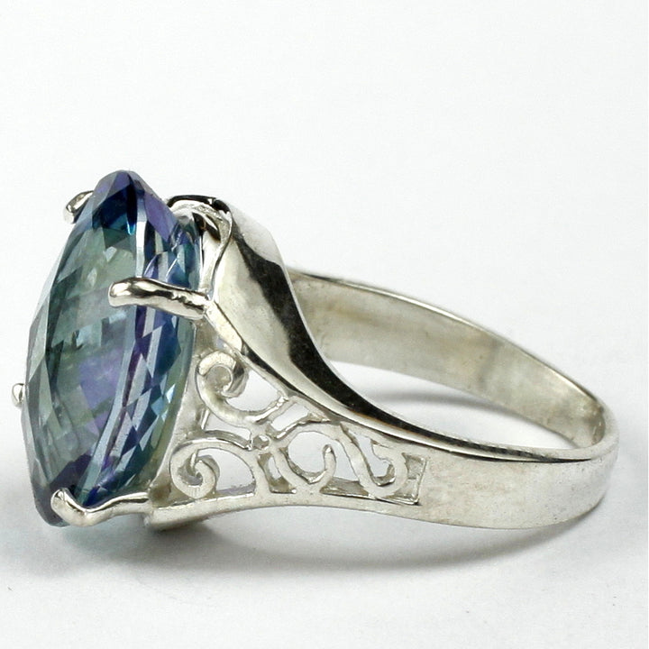 Sterling Silver Ladies Ring Neptune Garden Topaz SR049 Image 3