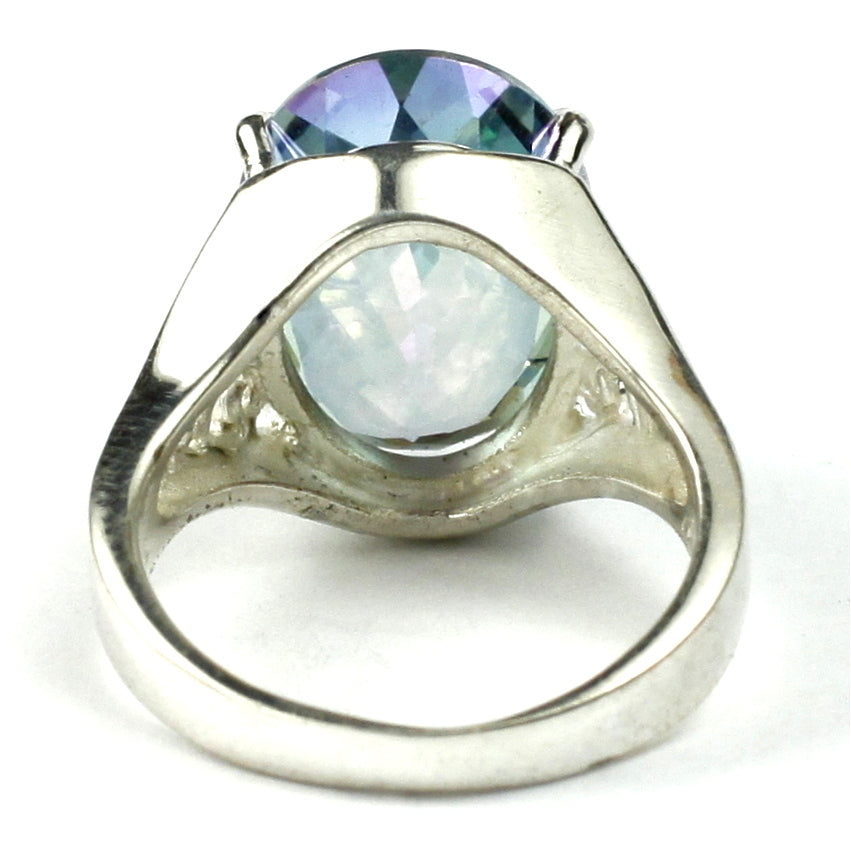 Sterling Silver Ladies Ring Neptune Garden Topaz SR049 Image 4