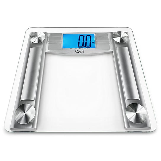 Ozeri ProMax 560 lbs (255 kg) Body Weight Scale (0.1 lbs / 0.05 kg Bath Scale Sensors)with Body Tape and Fat Caliper Image 4