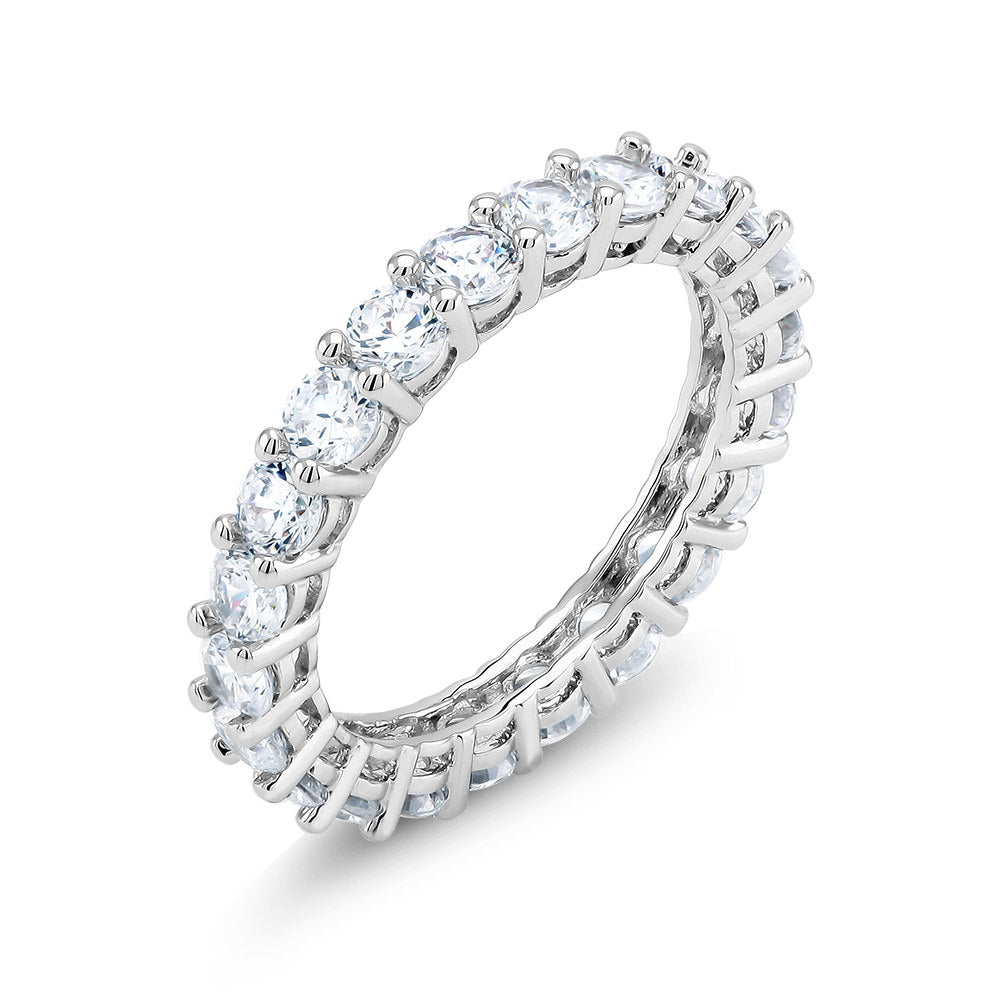 8 CTTW Simulated Diamond Eternity Band Image 1