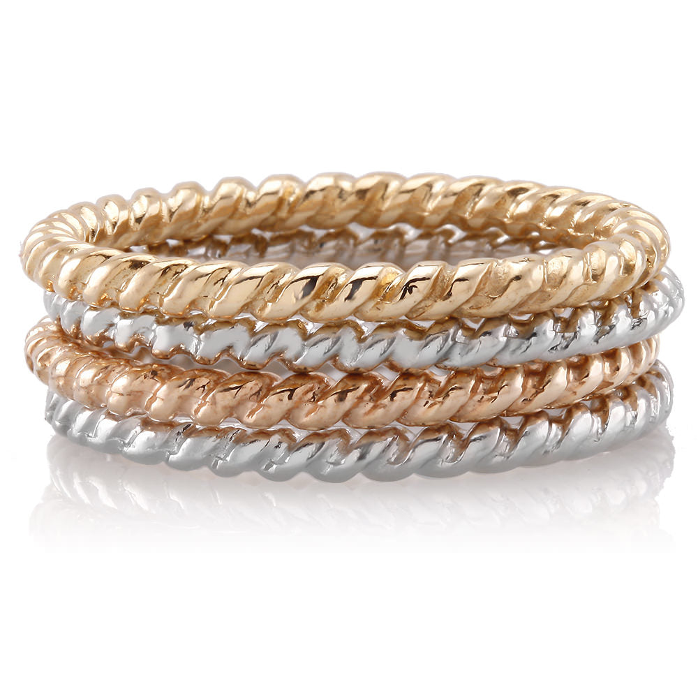 Set Of Four Stackable Rings Image 2