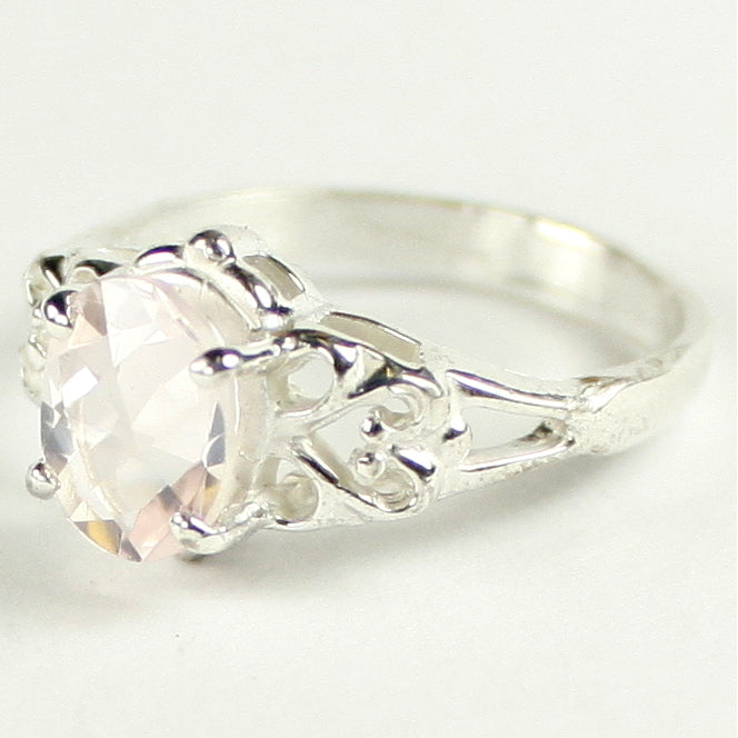 Sterling Silver Ring Rose Quartz SR302 Image 2