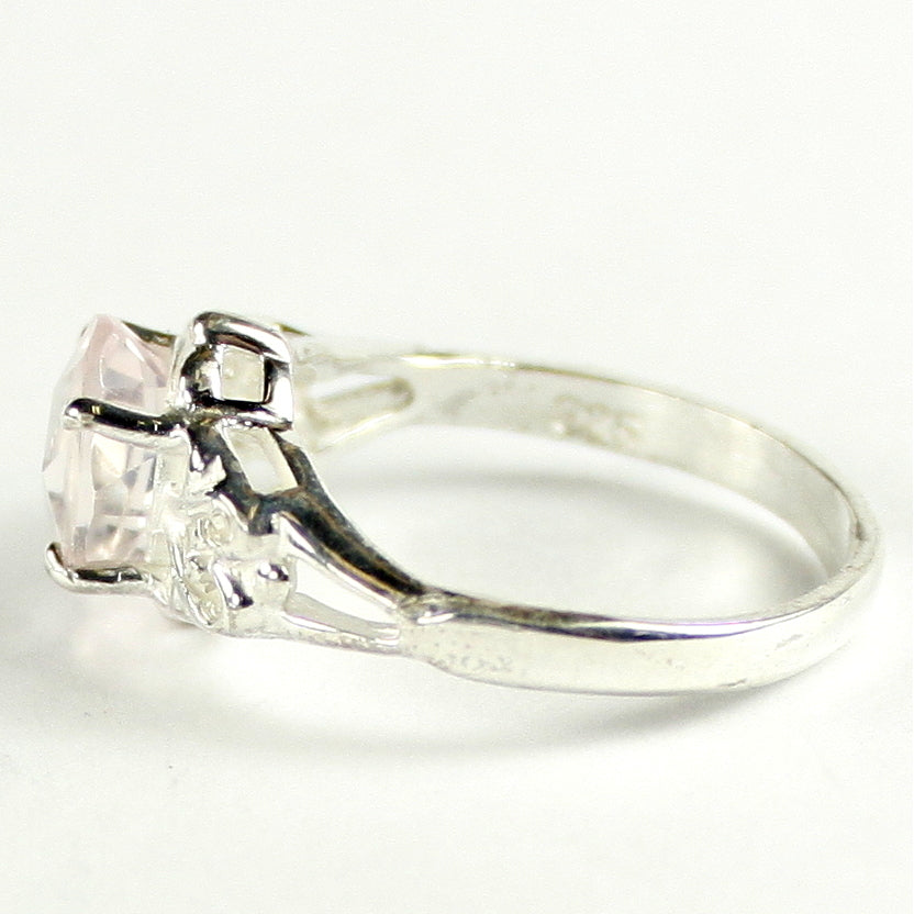 Sterling Silver Ring Rose Quartz SR302 Image 3