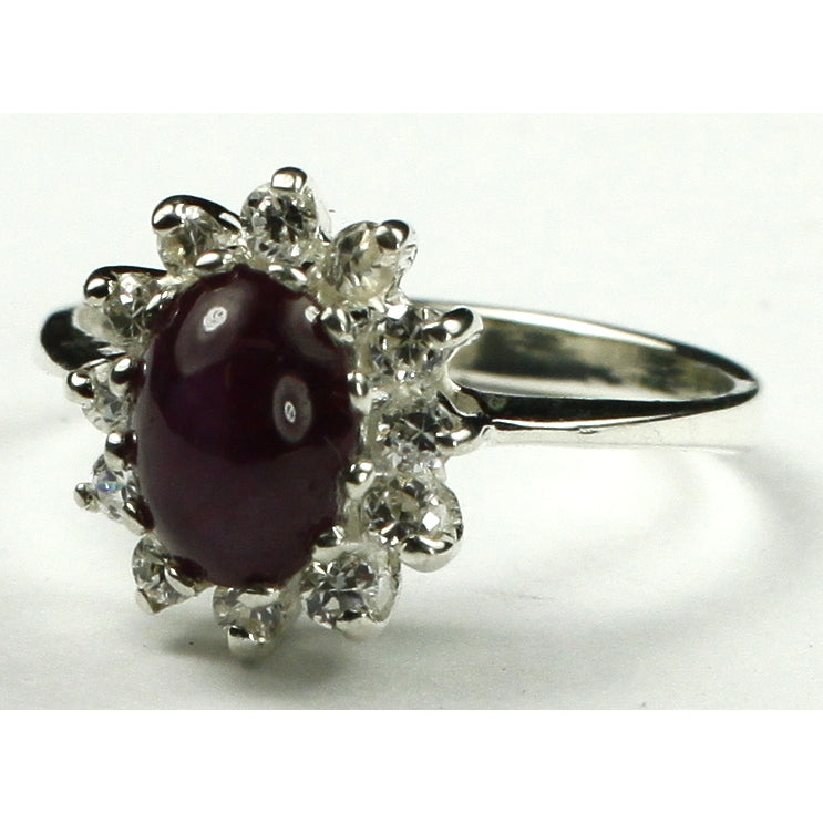 Sterling Silver Ladies Black Onyx Cluster Ring SR235 Image 2