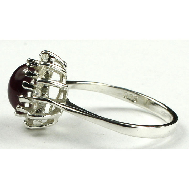 Sterling Silver Ladies Black Onyx Cluster Ring SR235 Image 3