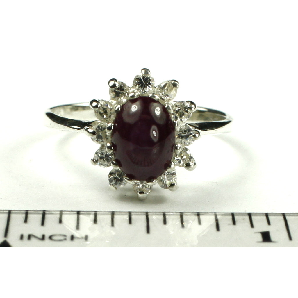 Sterling Silver Ladies Black Onyx Cluster Ring SR235 Image 4