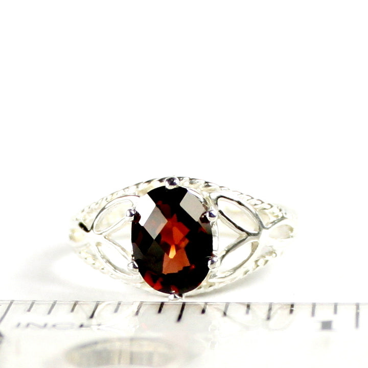 Mozambique Garnet 925 Sterling Silver Ring Image 4