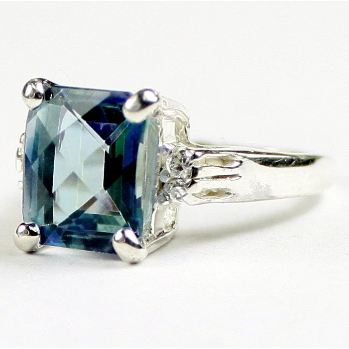 SR221 Neptune Garden Topaz 925 Sterling Silver Ring Image 2