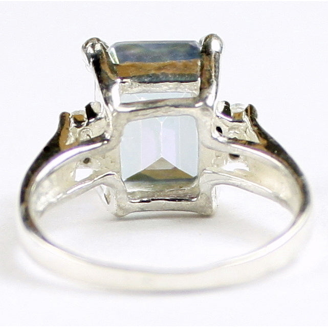 SR221 Neptune Garden Topaz 925 Sterling Silver Ring Image 4