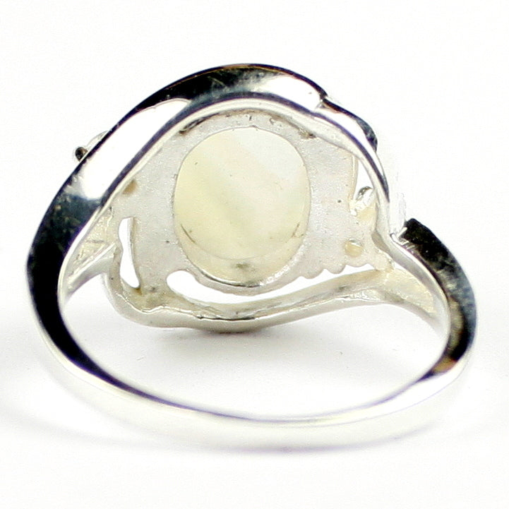 Sterling Silver Ladies Ring Mother Of Pearl SR021 Image 4