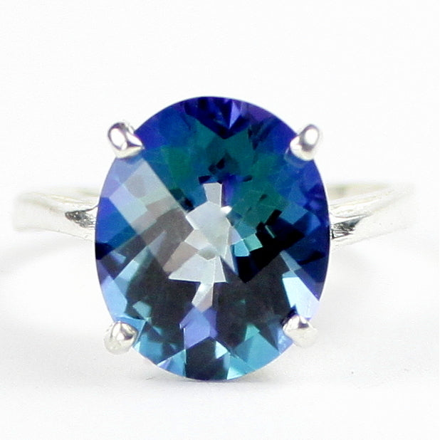 Sterling Silver Ladies Ring Neptune Garden Topaz SR055 Image 1