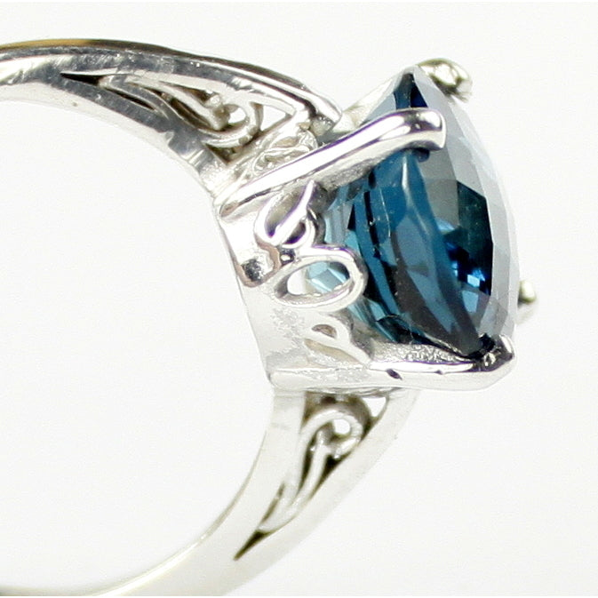 Sterling Silver Ladies Ring Neptune Garden Topaz SR055 Image 4