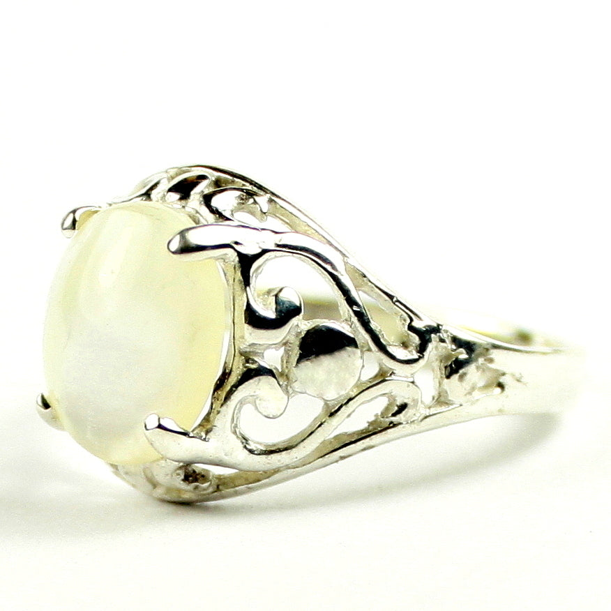 Sterling Silver Ladies Ring Mother Of Pearl SR004 Image 2