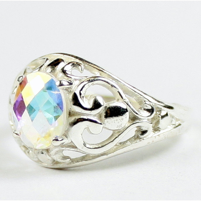 SR111 Mercury Mist Topaz Sterling Silver Ring Image 2