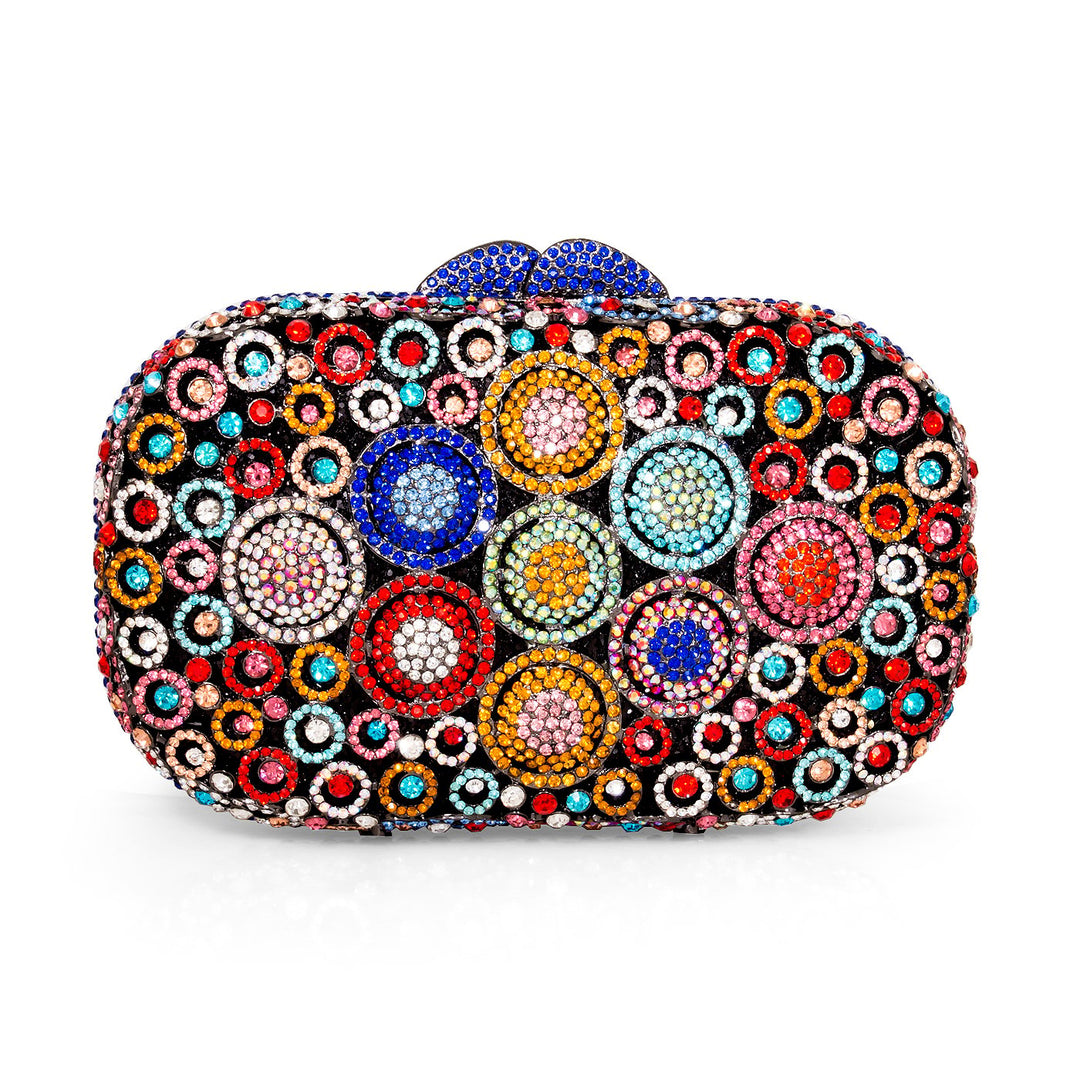 Dolli Dots Crystal Clutch Dolli Glamorous clutch bag Stunning crystal design Image 1