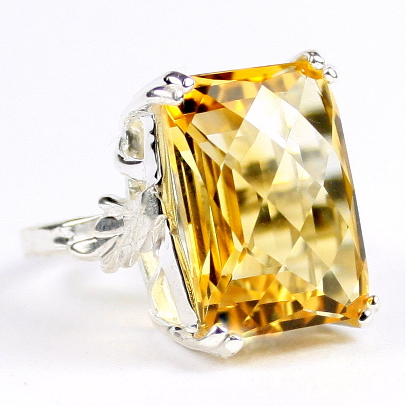 Sterling Silver Ring Citrine SR039 Image 1