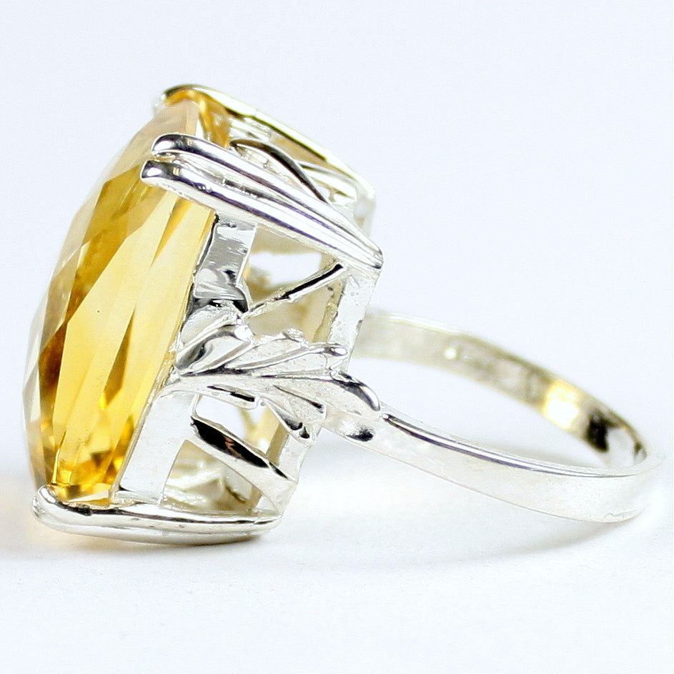 Sterling Silver Ring Citrine SR039 Image 3