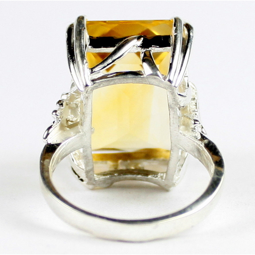 Sterling Silver Ring Citrine SR039 Image 4