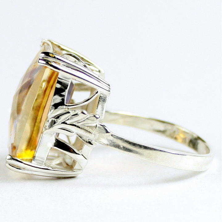 Sterling Silver Ladies Ring Twilight Fire Topaz SR039 Image 2