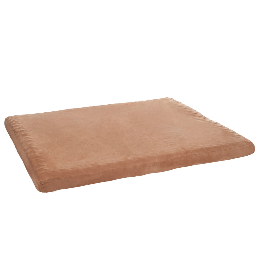 Large Dog Bed 35 x 44 Inch Zippered Washable Cover 3 Inch Foam Comfy Cozy Micro-suede Cover Image 1