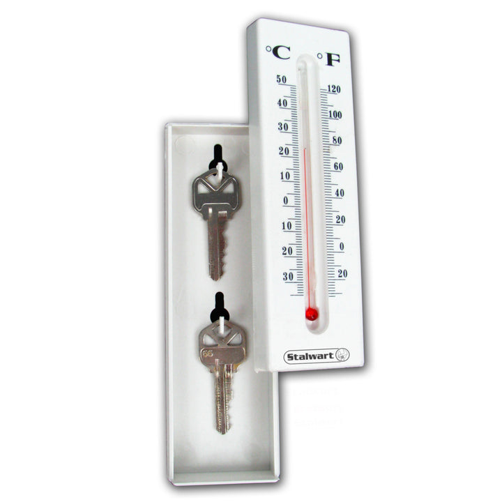 Trademark Home Collection Thermometer Hide A Key Dual Function Security Storage Image 1