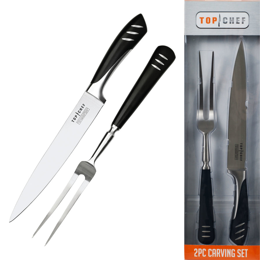 Top Chef Stainless Steel Carving Set - 2 Pieces Image 1