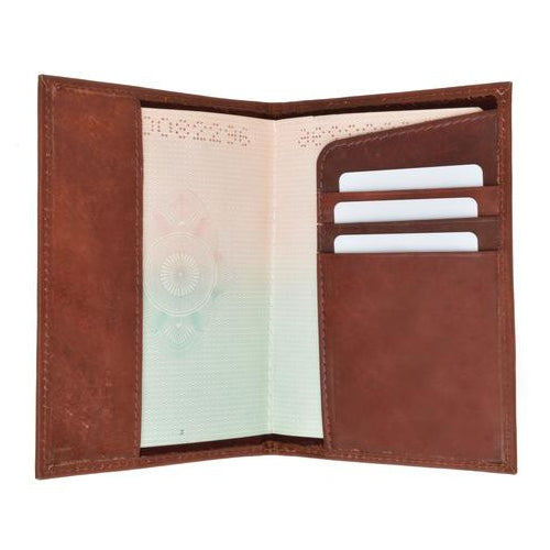 Genuine Leather USA imprinted Passport wallet and Credit Card holder Image 1