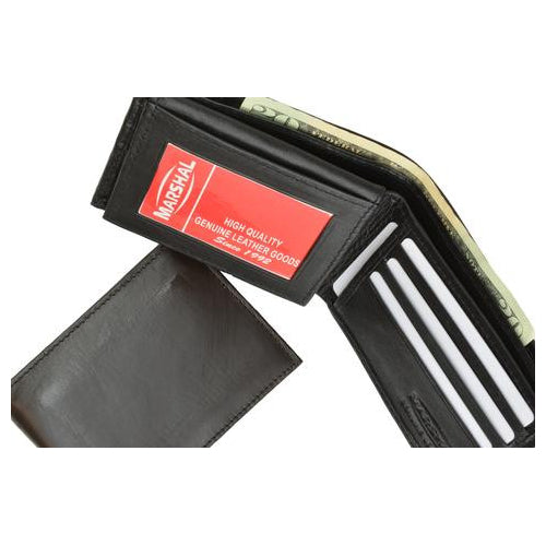 Mens genuine leather bifold wallet 1153 Image 1