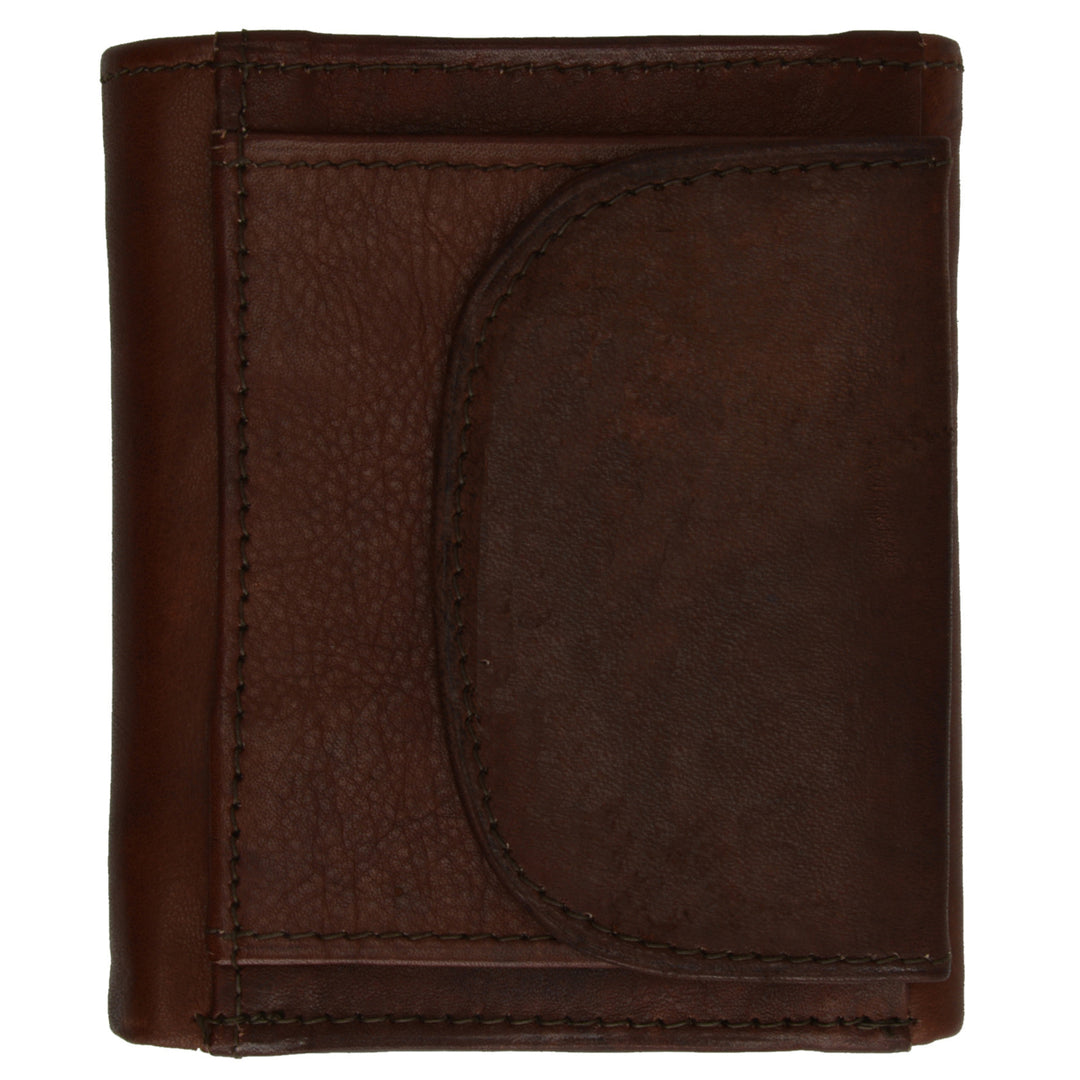 MENS TRIFOLD WALLET WITH CHANGE PURSE Image 6
