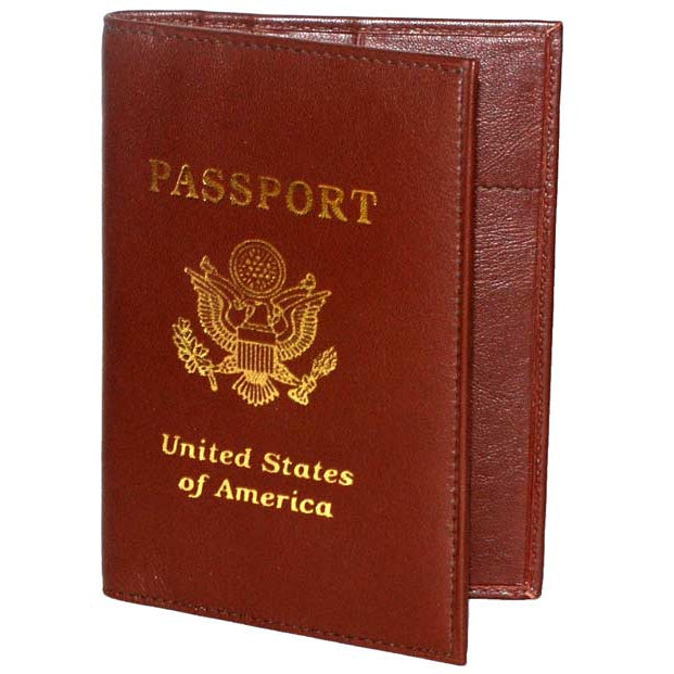 PASSPORT USA BURGUNDY Image 1