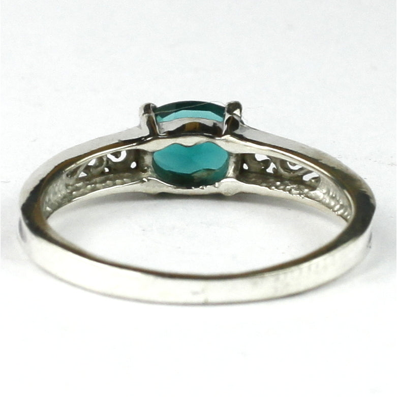 SR362Created Emerald925 Sterling Silver Ring Image 4