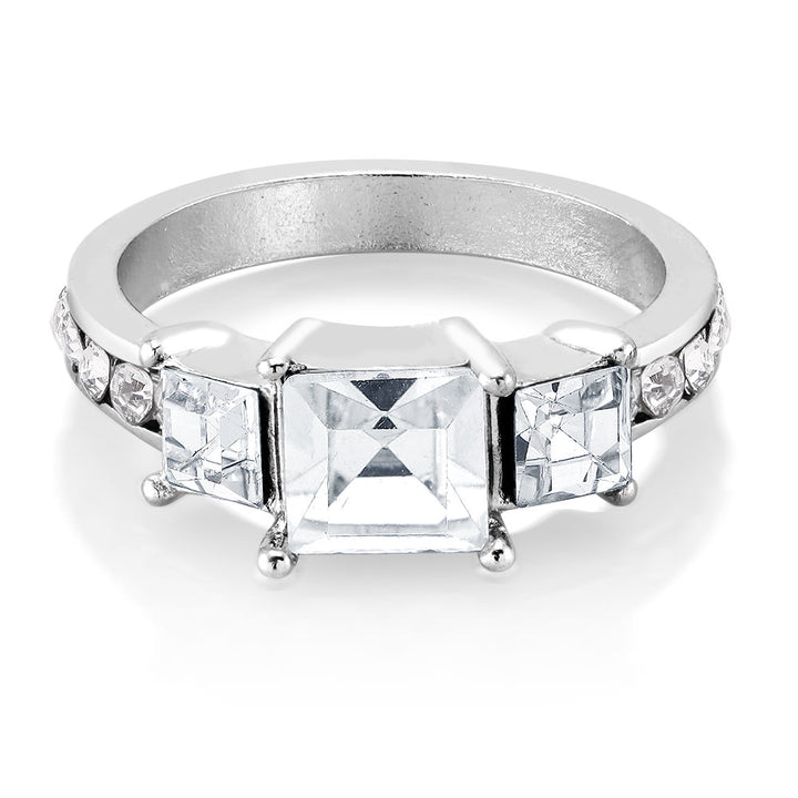 Cubic Zirconia Engagement Fashion Ring Image 1