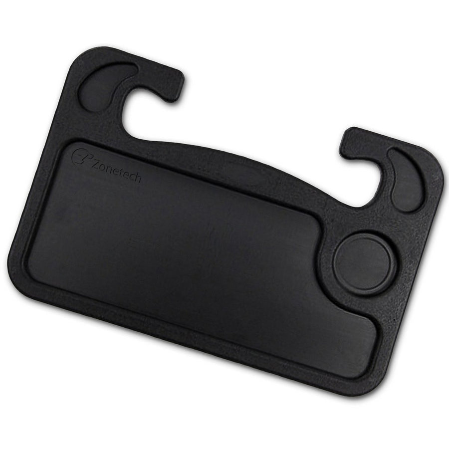 Zone Tech Black Car Laptop and Food Steering Wheel Tray Image 1