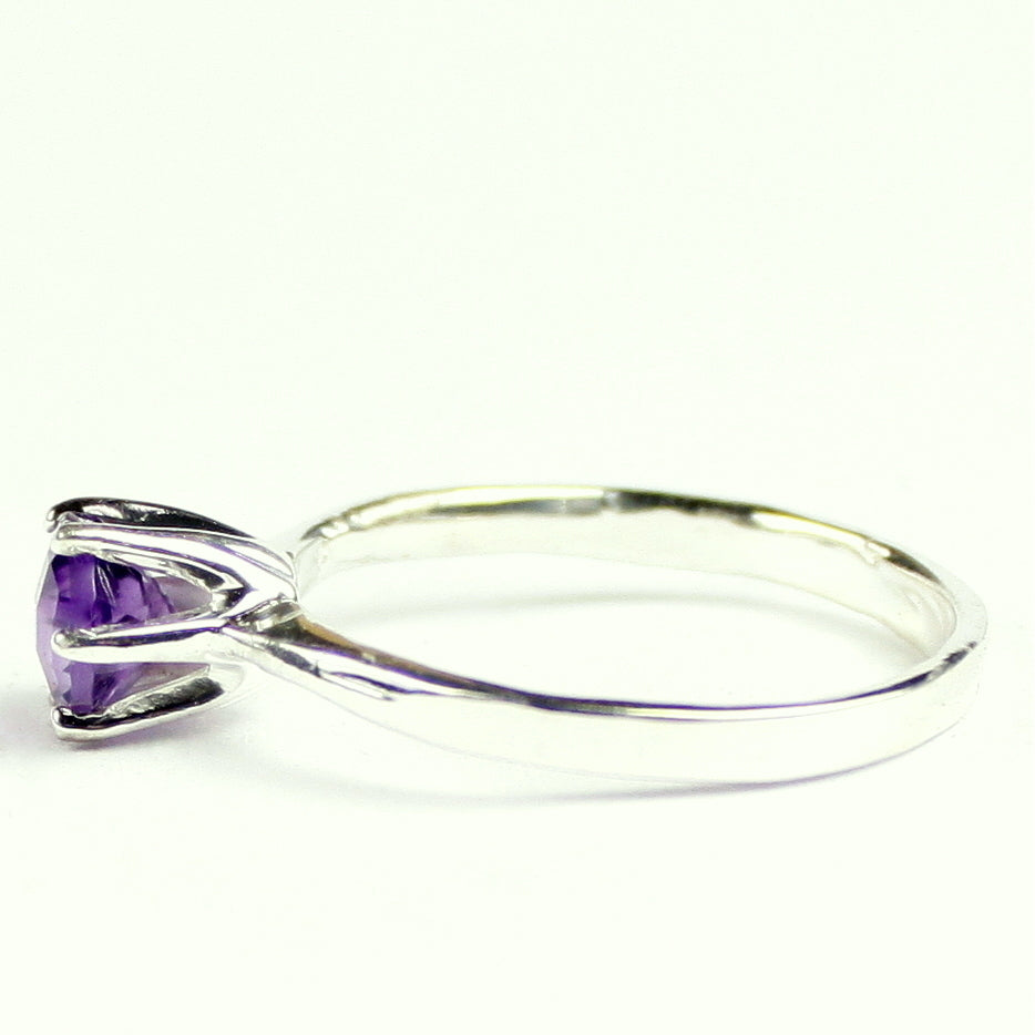 SR311 Amethyst 925 Sterling Silver Ring Image 3